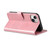 For iPhone 15 Plus AZNS Skin Feel Calf Texture Flip Leather Phone Case(Rose Gold)