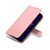 For iPhone 15 Plus AZNS Skin Feel Calf Texture Flip Leather Phone Case(Rose Gold)