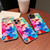 For iPhone 12 Colorful Toy Bricks Pattern Shockproof Glass Phone Case(Silver)