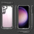 For Samsung Galaxy S22+ 5G Skin Feel TPU + PC Phone Case(Transparent Black)