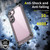 For Samsung Galaxy S22+ 5G Skin Feel TPU + PC Phone Case(Transparent Black)