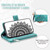 For iPhone 15 Plus Multi-Card Totem Zipper Leather Phone Case(Green)