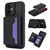 For iPhone 11 RFID Anti-theft Detachable Card Bag Leather Phone Case(Black)