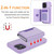 For iPhone 11 Pro RFID Anti-theft Detachable Card Bag Leather Phone Case(Purple) For iPhone 11 Pro RFID Anti-theft Detachable Card Bag Leather Phone Case(Purple)