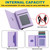 For iPhone 11 Pro RFID Anti-theft Detachable Card Bag Leather Phone Case(Purple) For iPhone 11 Pro RFID Anti-theft Detachable Card Bag Leather Phone Case(Purple)