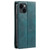 For iPhone 15 TTUDRCH RFID Retro Texture Magnetic Leather Phone Case(Greem)