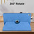 For iPad Air / Air 2 / 9.7 2017 / 2018 Tree Life Embossed Rotation Leather Smart Tablet Case(Blue)