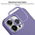 For iPhone 14 Frosted Translucent Mist Phone Case(Dark Purple)