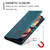 For iPhone 13 Pro Max TTUDRCH RFID Retro Texture Magnetic Leather Phone Case(Greem)