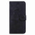 For iPhone 11 Pro Max Lily Embossed Leather Phone Case(Black)