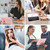 For Samsung Galaxy Tab A 10.1 (2019) / T510 Contrast Color Robot Shockproof Silicone + PC Protective Case with Holder(Rose Gold)