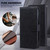 For iPhone 13 mini Skin Feeling Oil Leather Texture PU + TPU Phone Case(Black)