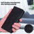 For iPhone 13 mini Skin Feeling Oil Leather Texture PU + TPU Phone Case(Black)
