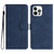 For iPhone 15 Pro Max Heart Pattern Skin Feel Leather Phone Case(Royal Blue)