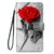 For Samsung Galaxy S20+ Coloured Drawing Cross Texture Horizontal Flip PU Leather Case with Holder & Card Slots & Wallet & Lanyard(Red Rose On Wooden)