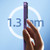 For iPhone 14 MagSafe Magnetic Invisible Holder Transparent Phone Case(Purple)