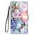 For Samsung Galaxy S20 FE 5G Coloured Drawing Cross Texture Horizontal Flip PU Leather Case with Holder & Card Slots & Wallet & Lanyard(Light Pink Bouquet)