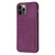 For iPhone 12 / 12 Pro BF28 Frosted Card Bag Phone Case with Holder(Dark Purple)