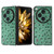 For OPPO Find N3 / OnePlus Open ABEEL Genuine Leather Ostrich Texture Phone Case(Green)