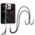 For iPhone 12 Pro Max Electroplating Dual-side IMD Phone Case with Lanyard(Equation)
