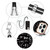 For iPhone 12 Pro Max Electroplating Dual-side IMD Phone Case with Lanyard(Equation)