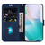 For Realme 10 4G Little Tiger Embossed Leather Phone Case(Dark Blue)
