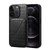 For iPhone 12 / 12 Pro Imitation Crocodile Leather Back Phone Case with Holder(Black)