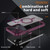 For iPhone 15 MagSafe Magnetic PC + TPU Phone Case with Lens Film(Rose Red)