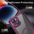 For iPhone 14 MagSafe Magnetic PC + TPU Phone Case with Lens Film(Rose Red)
