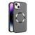 For iPhone 13 CD Texture MagSafe Frosted Translucent Phone Case(Black)