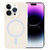 For iPhone 15 Pro MagSafe Liquid Silicone Phone Case(White)