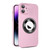 For iPhone 11 Eagle Eye Lens CD Texture MagSafe Magnifier Phone Case(Pink)
