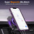 For iPhone 14 / 13 MagSafe Magnetic Rotating Holder Phone Case(Purple)