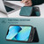 For iPhone 15 JEEHOOD Magnetic Zipper Wallet Leather Phone Case(Blue)