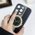 For iPhone 13 Clock Pattern Magnetic Lens Protection Phone Case(Purple)