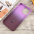 For iPhone 13 Pro Gradient MagSafe Holder Liquid TPU Hybrid PC Phone Case(Purple Wine Red)