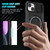 For iPhone 15 Plus Sliding Camshield Magsafe Holder TPU Hybrid PC Phone Case(Black)