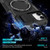 For iPhone 11 Sliding Camshield Magsafe Holder TPU Hybrid PC Phone Case(Black)