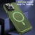 For iPhone 15 Shield Armor MagSafe TPU Hybrid PC Phone Case(Grass Green)