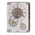 For iPad 10th Gen 10.9 2022 Painted Magnetic Split Leather Tablet Case(Time Clock)