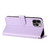 For iPhone 14 Pro Max Datura Flower Embossed Flip Leather Phone Case(Purple)