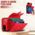 For iPhone 8 Plus / 7 Plus Crossbody Rhombic Horizontal Wallet Leather Phone Case(Red)