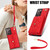 For Samsung Galaxy Note20 Ultra Crossbody Rhombic Horizontal Wallet Leather Phone Case(Red)