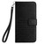 For Xiaomi 13 Pro Rhombic Texture Leather Phone Case with Lanyard(Black)