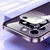 For iPhone 13 Pro Max Magnetic Double-buckle HD Tempered Glass Phone Case(Gold)