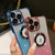 For iPhone 12 6D Electroplating Gradient Glitter Armor Magsafe Phone Case(Pink)