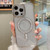 For iPhone 11 Pro MagSafe Magnetic Transparent TPU Electroplated Phone Case(Silver)