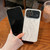 For iPhone 11 Pro Wood Grain Large Window Electroplated + Acrylic Phone Case(Blue)