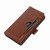 For Samsung Galaxy S22 Ultra 5G Wristband Card Slot Leather Phone Case(Coffee)