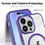 For iPhone 15 Ice Color Magnetic Series PC + Acrylic Magsafe Phone Case(Pink)